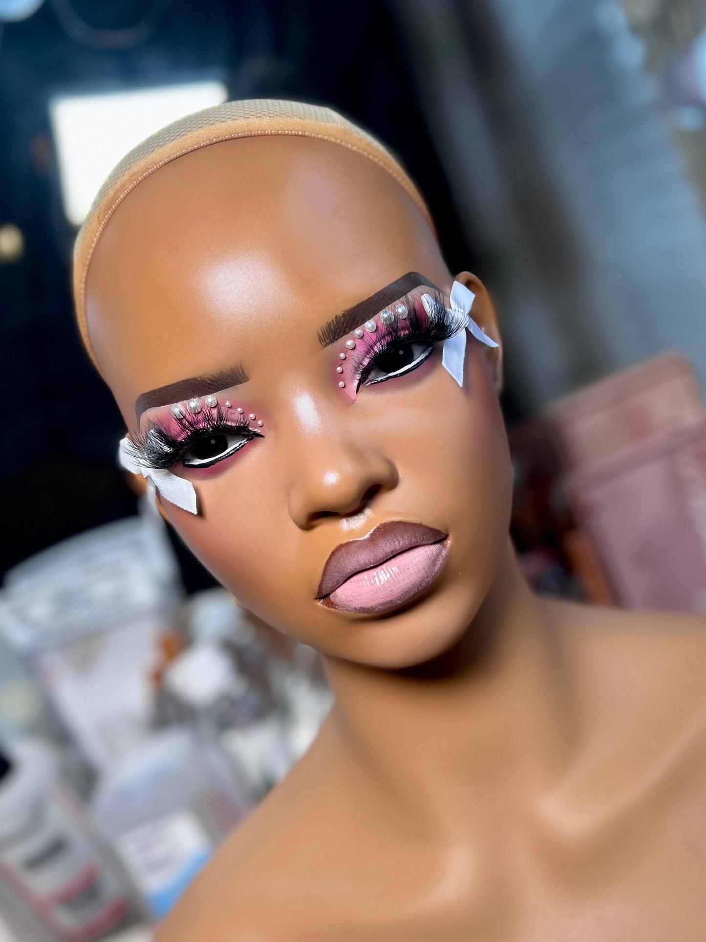 Pink Pearl Valentine Glam 🩷